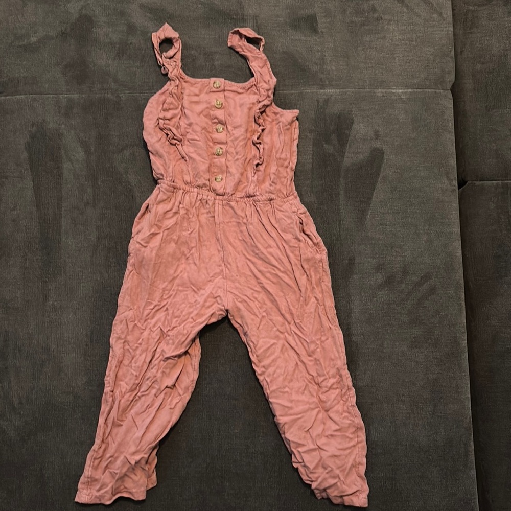 Abercrombie Kids Pink Ruffled Bodysuit
